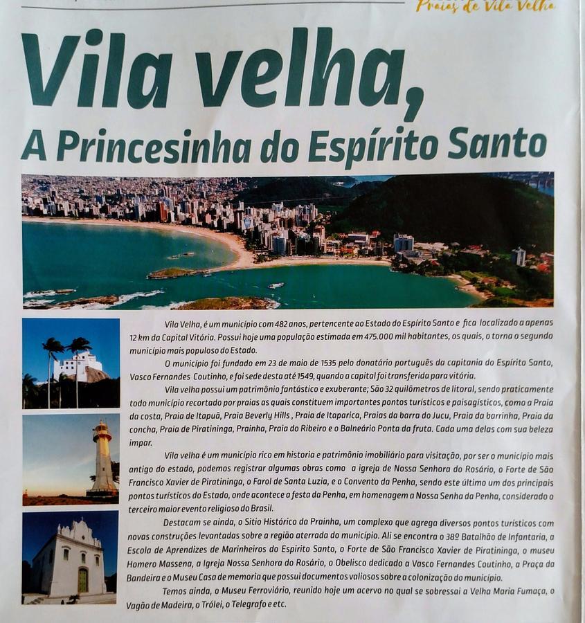 Flat Pasargada 906, Free Bikes, Pe Na Praia Vila Velha  Zewnętrze zdjęcie